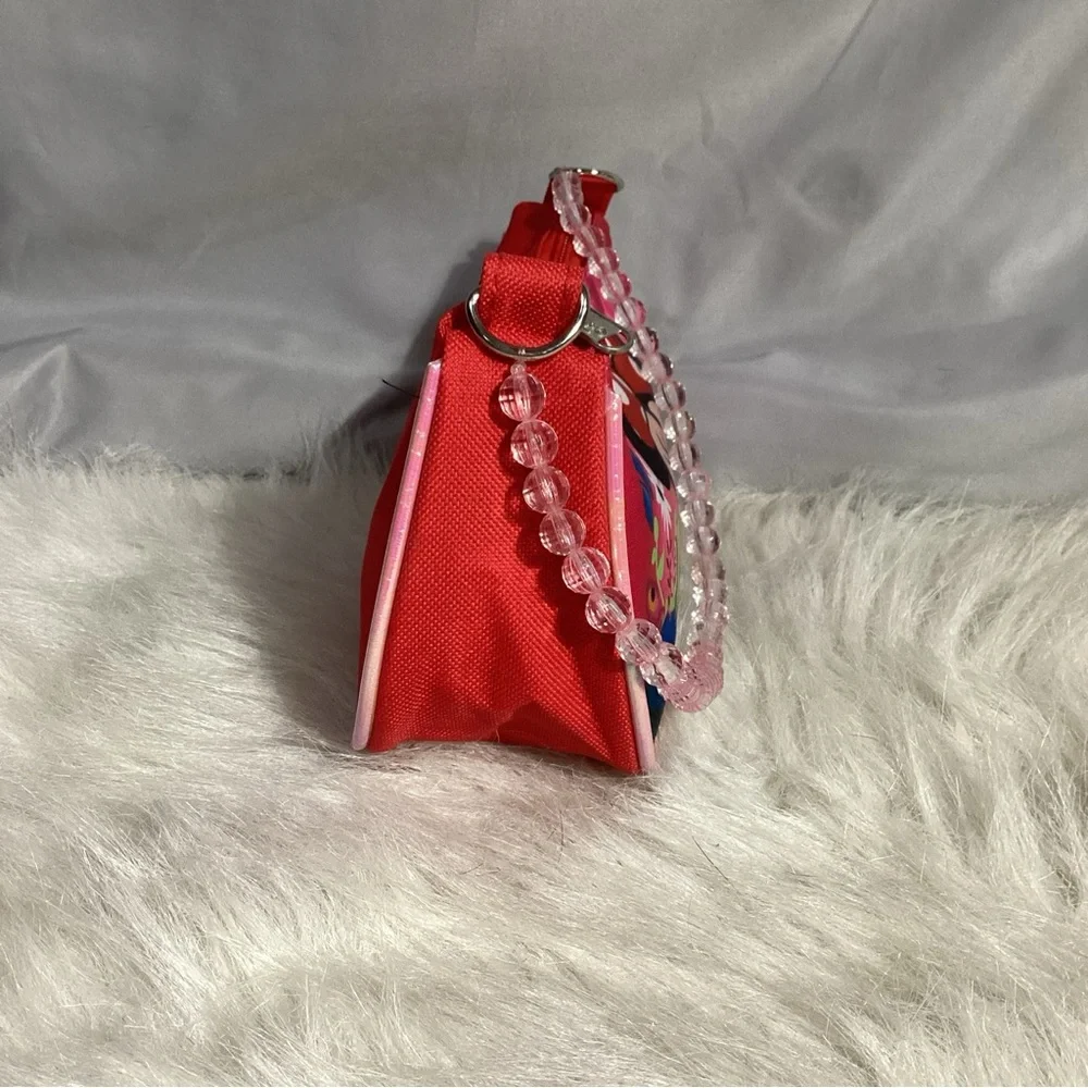 Disney Minnie Mouse Child’s Shoulder Handbag w/ Beaded Strap EUC
